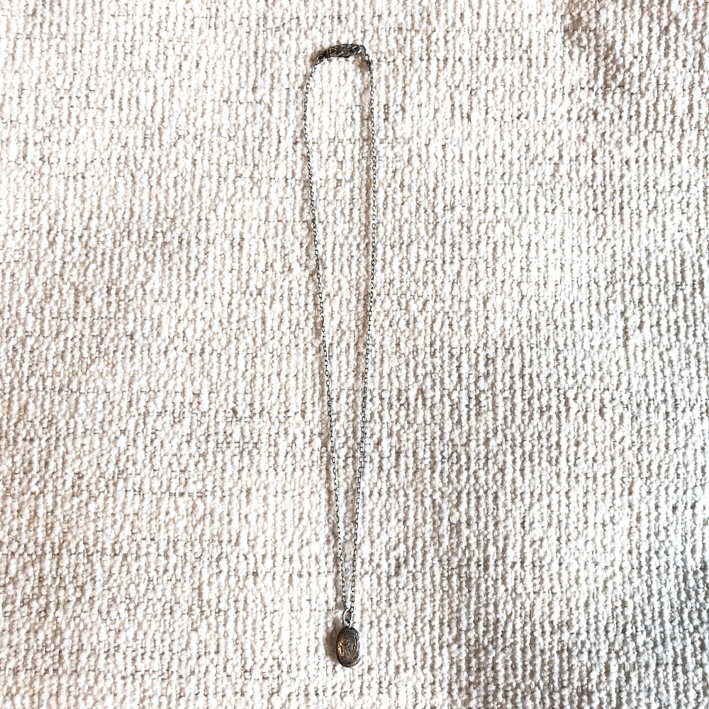 Antique Sterling Necklace ~ Child's Size